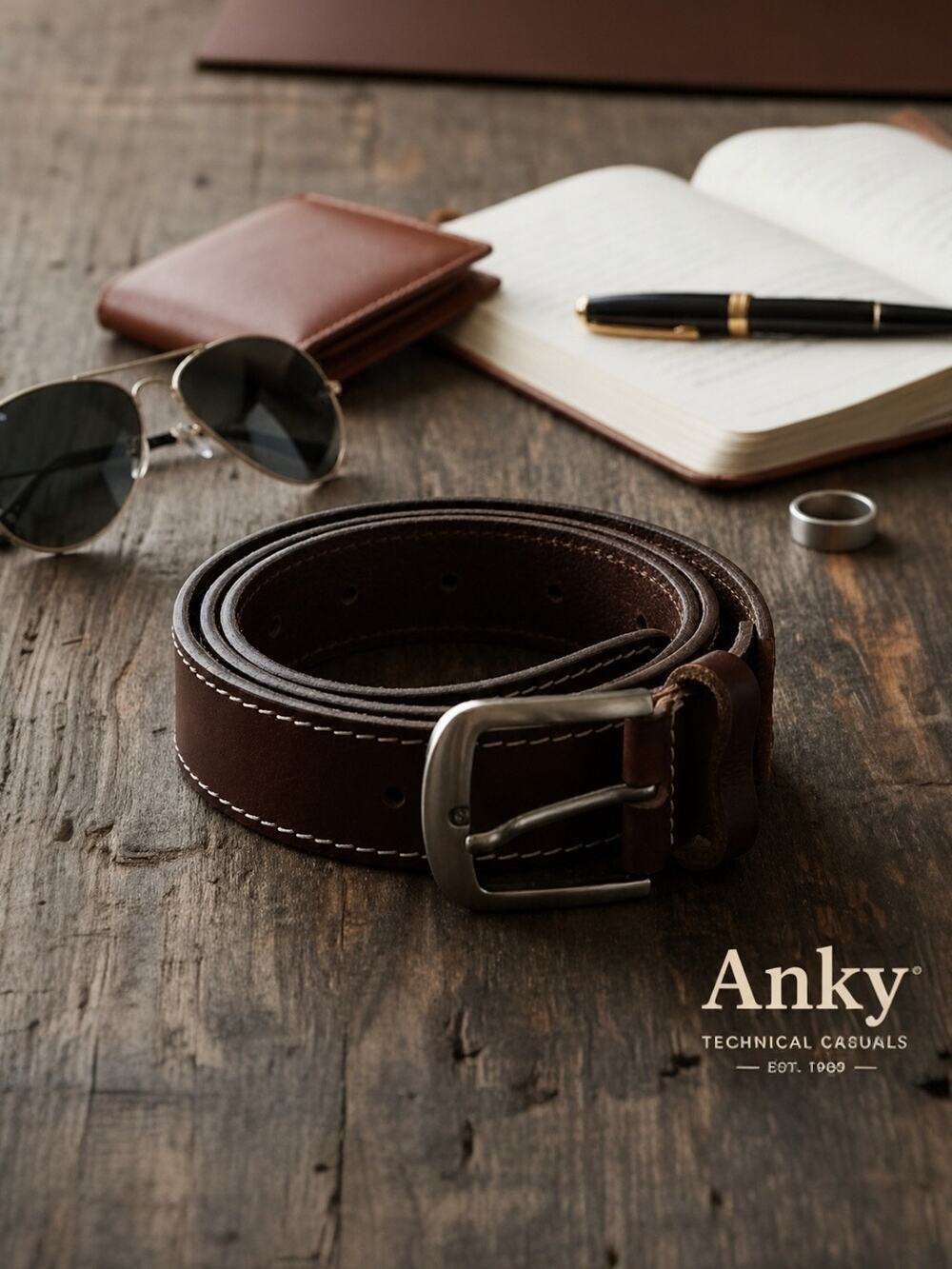 Brown Leather Belt